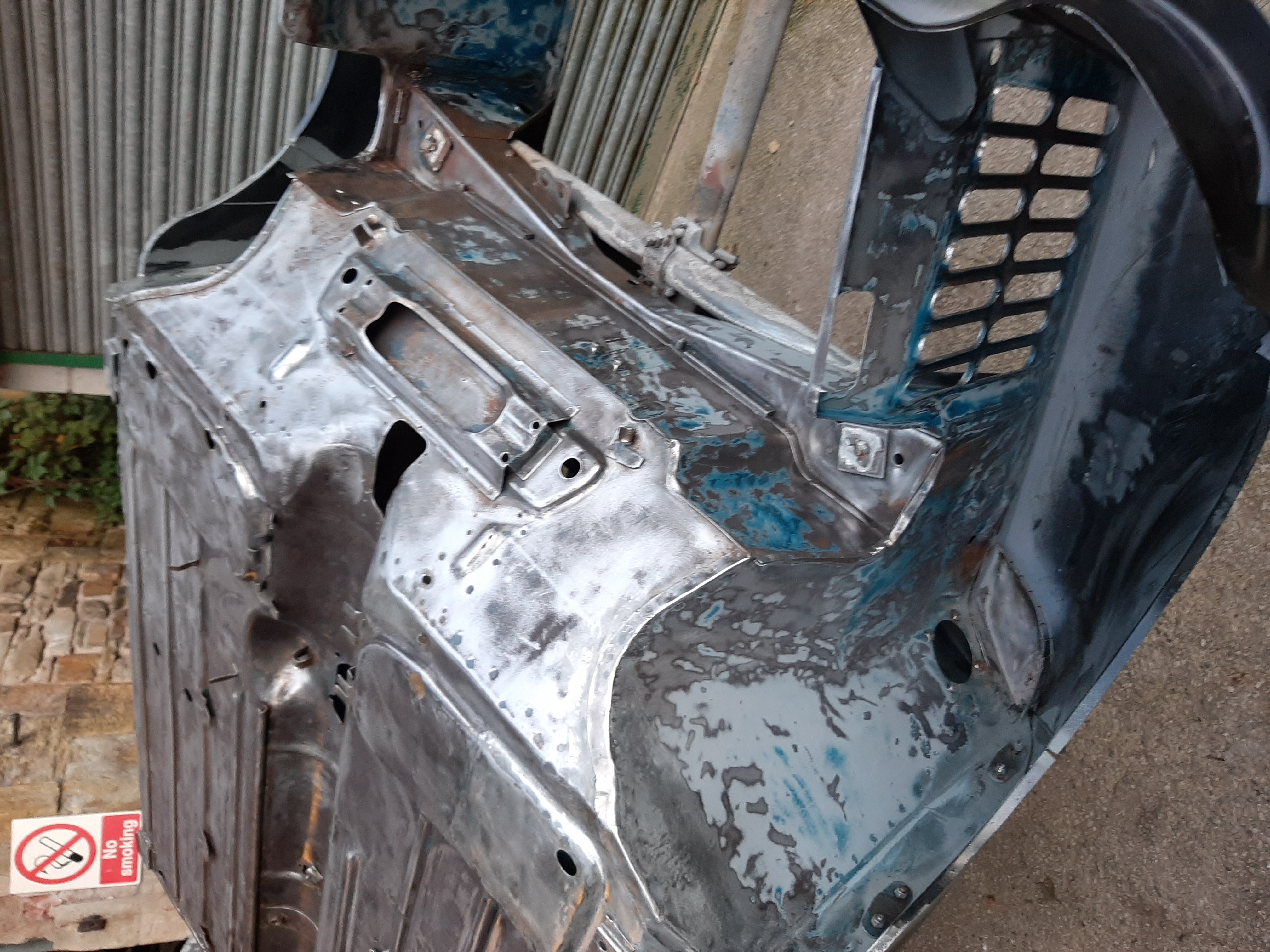 Classic vehicle panel restoration work
